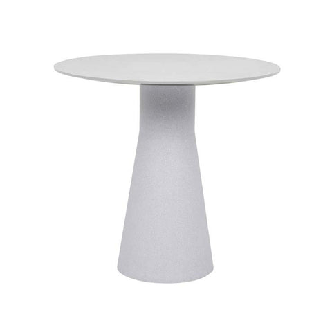 livorno tapered cafe table white speckle