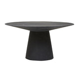 livorno dining table four seater black speckle