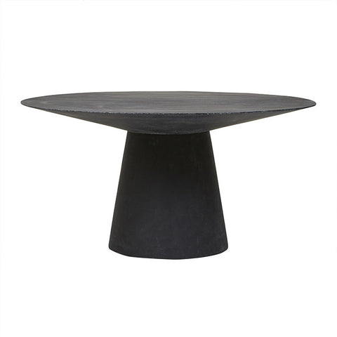 Livorno Dining Table Six Seater Black Speckle