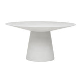 livorno dining table six seater white speckle