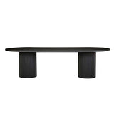 benjamin ripple dining table black 2800mm