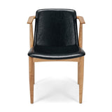 carver dining chair black