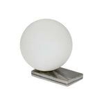 easton orb table lamp grey