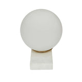 Easton Orb Table Lamp White
