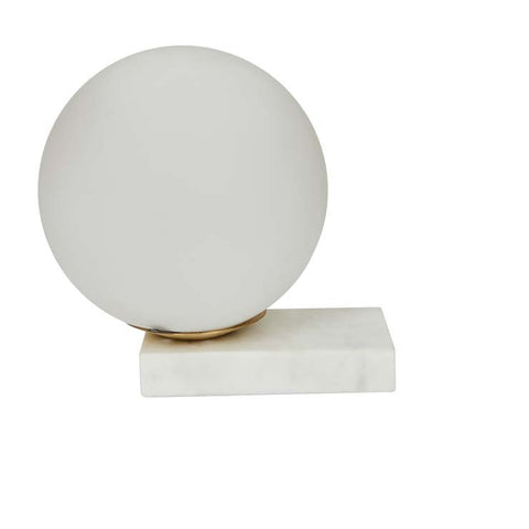 Easton Orb Table Lamp White