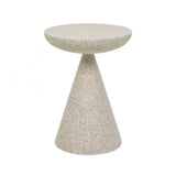 livorno luna side table warm sand