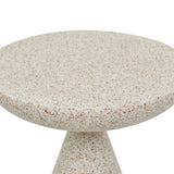 livorno luna side table warm sand