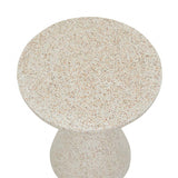livorno luna side table warm sand