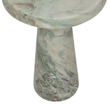 Rufus Contour Marble Side Table Onyx