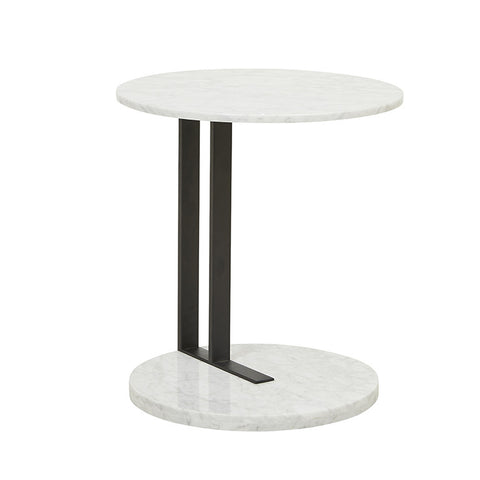 amara linear side table white