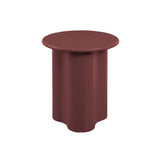 Artie Wave Side Table Merlot