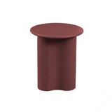 Artie Wave Side Table Merlot