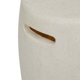 mauritius barrel slide table white fleck