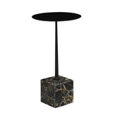 Verona Pillar Side Table Portoro