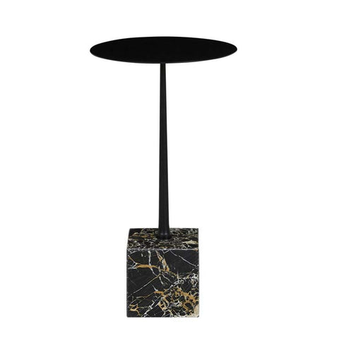 Verona Pillar Side Table Portoro