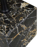 Verona Pillar Side Table Portoro