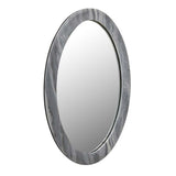 rufus oval mirror dark grey marble