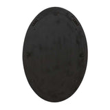 rufus oval mirror dark grey marble