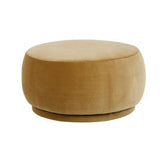 Kennedy Button Ottoman Soft Moss Velvet