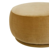 Kennedy Button Ottoman Soft Moss Velvet