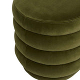 kennedy ribbed ottoman pickle velvet