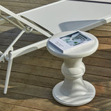 portsea classic sun bed white