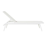 portsea classic sun bed white