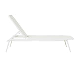 portsea classic sun bed white