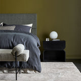 Artie Arc Marble Bedside Black