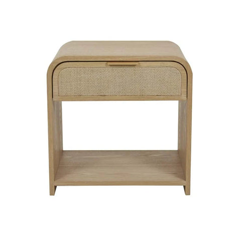 chloe arc bedside natural ash