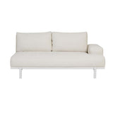 Aruba Platform Two Seater Right Arm Sofa Canvas