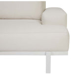 Aruba Platform Two Seater Right Arm Sofa Canvas