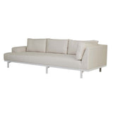 Aruba Platform Two Seater Left Chaise Canvas