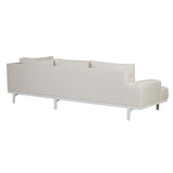 Aruba Platform Two Seater Left Chaise Canvas