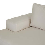 Aruba Platform Two Seater Left Chaise Canvas