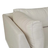 Aruba Platform Two Seater Right Chaise Canvas