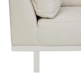 Aruba Platform Two Seater Right Chaise Canvas