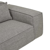 felix block four seater sofa cement