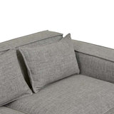 felix block four seater sofa cement