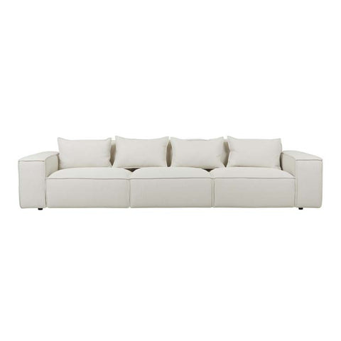 felix block four seater sofa jasmine white