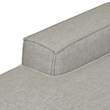 felix block left chaise cement