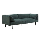 felix fold three seater sofa evergreen