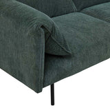 felix fold three seater sofa evergreen