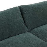 felix fold three seater sofa evergreen