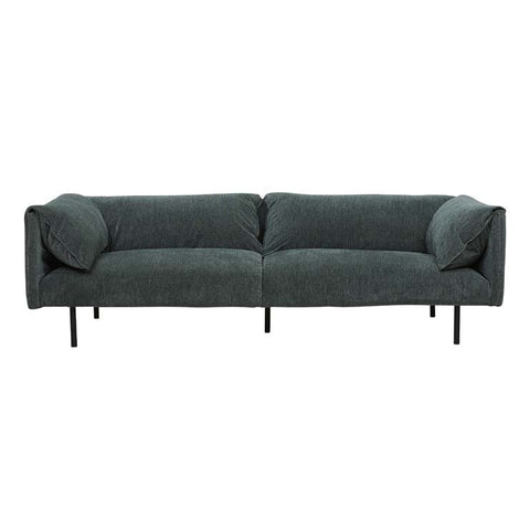 Felix Fold Four Seater Sofa Evergreen