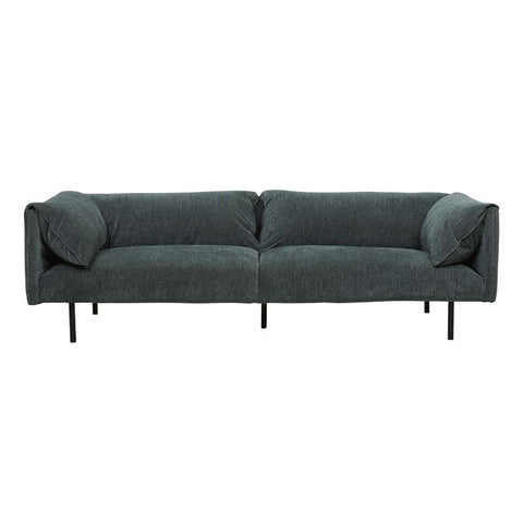 felix fold four seater sofa evergreen