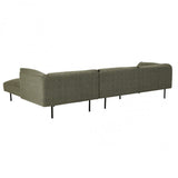 Felix Fold Right Chaise Sofa Set Sage