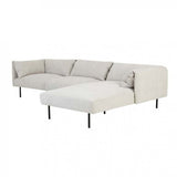 felix fold right chaise sofa set windy grey