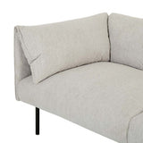 felix fold right chaise sofa set windy grey