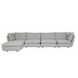 Hugo Marla Ottoman Ice Grey